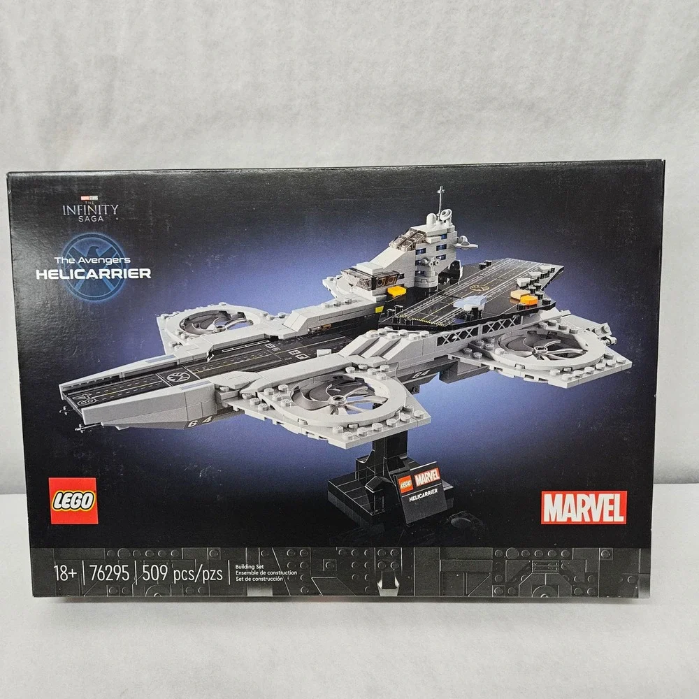 LEGO Marvel Avengers Helicarrier Building‎ Set 76295 509 Pieces 18+